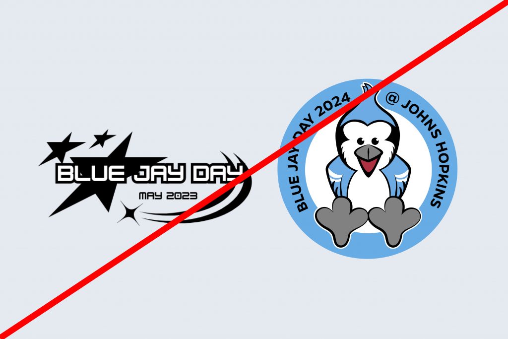 Different event graphics over two years