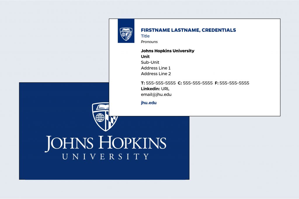 Primary business card design